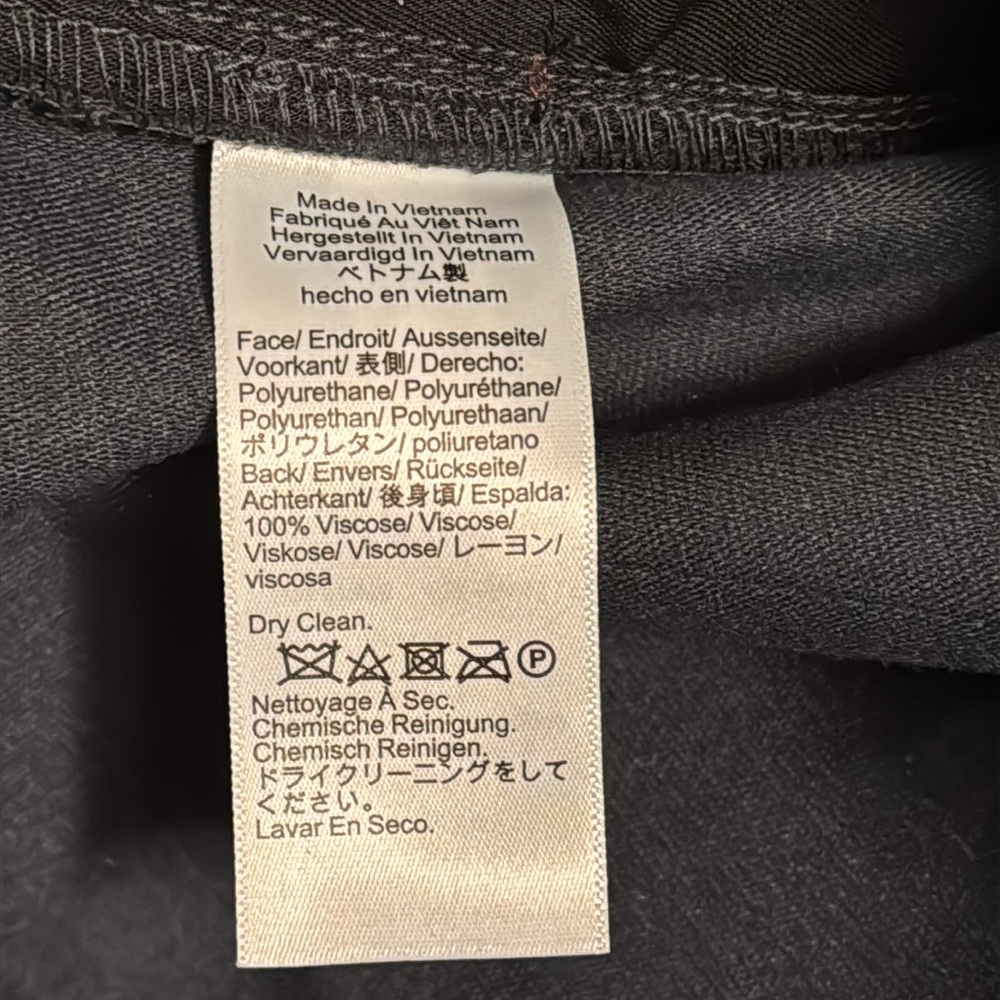 J.Crew Slim wide-leg pant in faux leather BU138 - Picture 6 of 11
